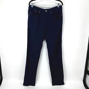 Outlier Slim Dungarees Navy Blue Workcloth Schoeller Canvas Pants Mens 32